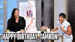 Tamron Gets Some Heartfelt Birthday Love from the Tam Fam!