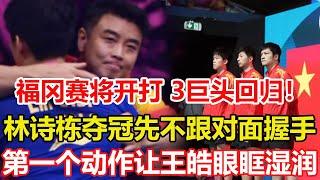 WTT福岡總決賽倒計時8天！國乒3巨頭回歸賽場。林詩棟奪冠拒絕慶祝！先不跟對面握手，第一個動作讓王皓眼眶濕潤。林詩棟排名分超6000，新積分體系男單第3人。#乒乓球 #tabletennis