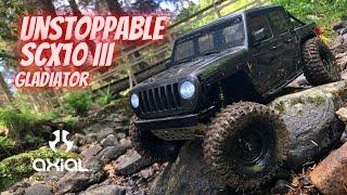 Rock crawling Axial SCX10 III Gladiator  #axial #scx10iii