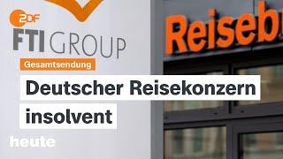 heute 19:00 Uhr 03.6.24 FTI insolvent, Hochwasser in Deutschland, Messerangriff Mannheim (english)