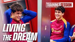 PAU CUBARSÍ CELEBRATES his 17th BIRTHDAY & LA LIGA DEBUT  | FC Barcelona