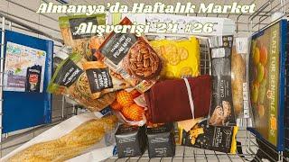 Almanya'da haftalık market alışverişi '24 #27 | Aldi,Netto,Lidl - Evimize yaptığımız ilk alışveriş-