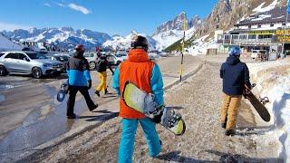 Snowboarding in Italy - Dolomites 2023