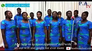 Ghana National Anthem in English and Akan