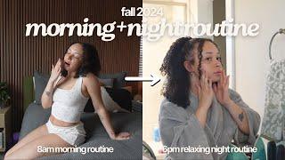 my cozy fall morning and night routine — realistic & healthy habits, self care, cooking & more!