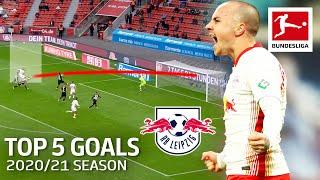 RB Leipzig - Top 5 Goals 2020/21 so far - Angeliño Freekick & Many More