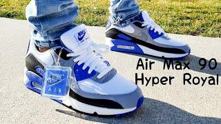 Air Max 90 Hyper Royal Unboxing & On Feet