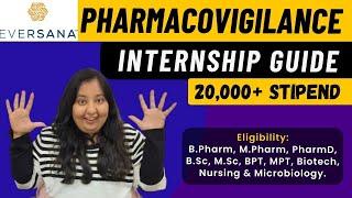 How to Find Pharma Internships? | Learn to Find PV Internship | Eversana: Pharmacovigilance Interns