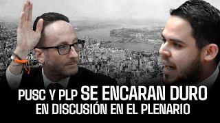 PUSC y PLP se Encaran Duro en Discusión en el Plenario ¡Fuerte enfrentamiento en el plenario!