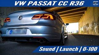 VW Passat CC R36 3.6L VR6 (2014) - Sound | Launch | 0-100 | Test Drive POV