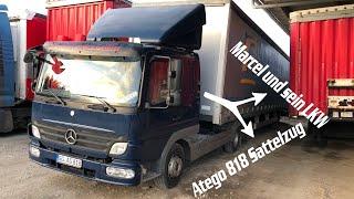 Mercedes Atego Sattelzug 818 / Marcel und sein Laster im Interview/MINI Truck on tour 6-speed manual