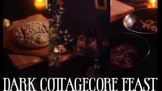 Making an Aesthetic Dark Cottagecore Meal | A Summer Farewell 