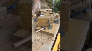 Splitting 75mm walling ️ #stone #ytshorts #handcraft #walling #skills #toolsofthetrade