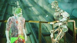 Joker VS Endoskeleton Terminator T800 Epic Battle - (RE2 Modd w/Voice Over)