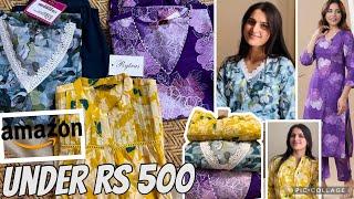 Amazon kurti sets!! amzonhaul!!amazon try on haul !! Amazon haul