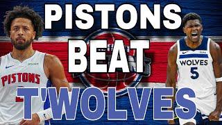 Cade vs Anthony Edwards EPIC Showdown (Pistons Win)