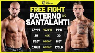 KNOCKOUT OF THE YEAR CONTENDER ‍ | Stefano Paterno VS. Olli Santalahti | FREE FIGHT | CW 179 Rome