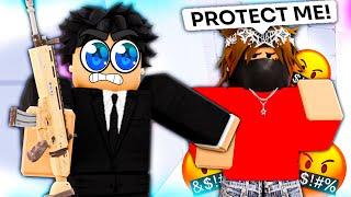 I Hired a BODYGUARD in Roblox Rivals...