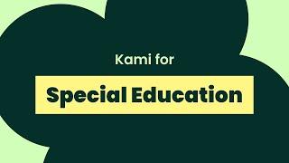 Teaching SPED With Kami