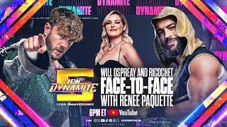 EXCLUSIVE INTERVIEW! Renee Paquette sits down with Will Ospreay & Ricochet! | 09/27/2024