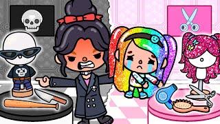 I Want To Be A Hair Stylist But My Mom Force Me To Be A Mafia | Toca Life Story | Toca Boca