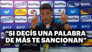 "ÉL Y LOS CINCO DEL VAR VIERON EL PENAL, EL RESTO NO"  SCALONI CONFERENCIA COMPLETA POST COLOMBIA