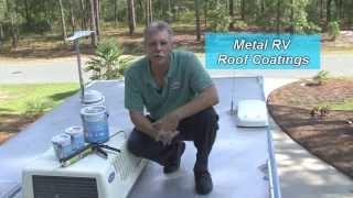 Coating your RV roof with Dicor's Metal Roof Coating System