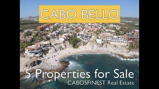 Cabo Bello in Cabo San Lucas Golden Corridor - 5 Great Investment Homes For Sale