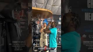 Crawford TEACHES Logan Paul Speed Bag Drill And FAILS 