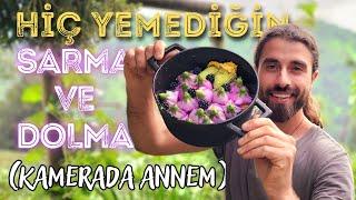 DAHA ÖNCE YEMEDİĞİN 6 FARKLI SARMA VE DOLMA 2 | KAMERADA ANNEM VAR :))