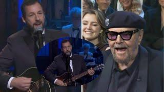 Jack Nicholson makes rare TV appearance on SNL50 honors show's history  heartfelt Adam Sandler song
