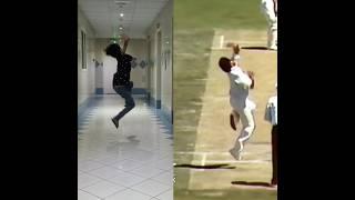 Sir Kapil Dev Bowling Copy  || #shorts #cricket #youtubeshorts #viral