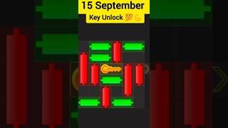 15 September Master key puzzle unlock   Todays Daily MINI GAME PUZZLE #hamsterkombat #shorts