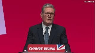 Keir Starmer calls for the 'return of the sausages' in Labour conference speech
