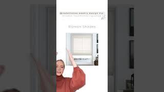 Window Treatments Explained | Common Type Window Treatments | Roman Shades | Curtains #bedroomdecor