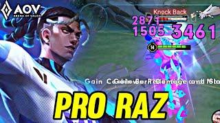 AOV : RAZ GAMEPLAY | PRO RAZ - ARENA OF VALOR LIÊNQUÂNMOBILE ROV