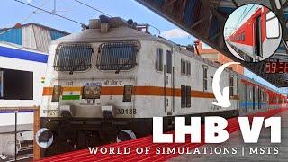 Experience the MOST REALISTIC Train Simulation EVER with LHB V1! #msts #openrails