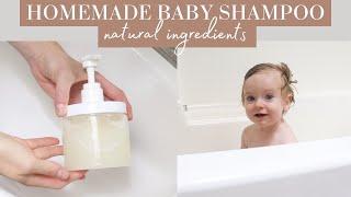 Homemade Baby Shampoo | DIY GENTLE BABY SHAMPOO AND BODY WASH