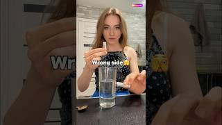 2 batteries + a glass of water = ??? 🫣 #lifehacks #experiment #shorts #viral #funny