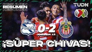 HIGHLIGHTS | Puebla 0-2 Chivas | AP2023-J13 | Liga Mx | TUDN