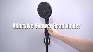 How to Correctly Use Wall Mount Adhesive Shower Head Holder