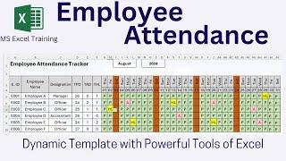 How to Make Employee Attendance Sheet in Excel | Step by Step Guide