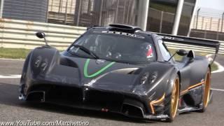 Pagani Zonda R EPIC Sound! - Flames & Accelerations