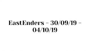 EastEnders - 30-4th September/October