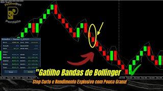 Gatilho com Bandas de Bollinger Stop Curto e Rendimento Explosivo com Pouca Grana