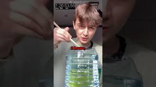 He Drinks 10 kg of Water With Chopsticks @sonn1c.