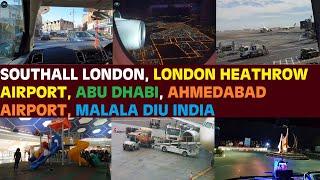 Southall London to Malala Diu India Travel via Abu Dhabi