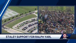 'We stand with him': 1,500 students at Staley High School walk in honor of classmate Ralph Yarl