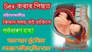 Sex কৰাৰ পিছত কিমান সময় শুই থাকিলে গৰ্ভধাৰণ হয়?#getpregnantfast #pregnancytips #real #assamese