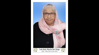 ANTIM ARDAAS || SHRI AKHAND PATH SAHIB JI || LATE SMT. SHEELA DEVI SOGY